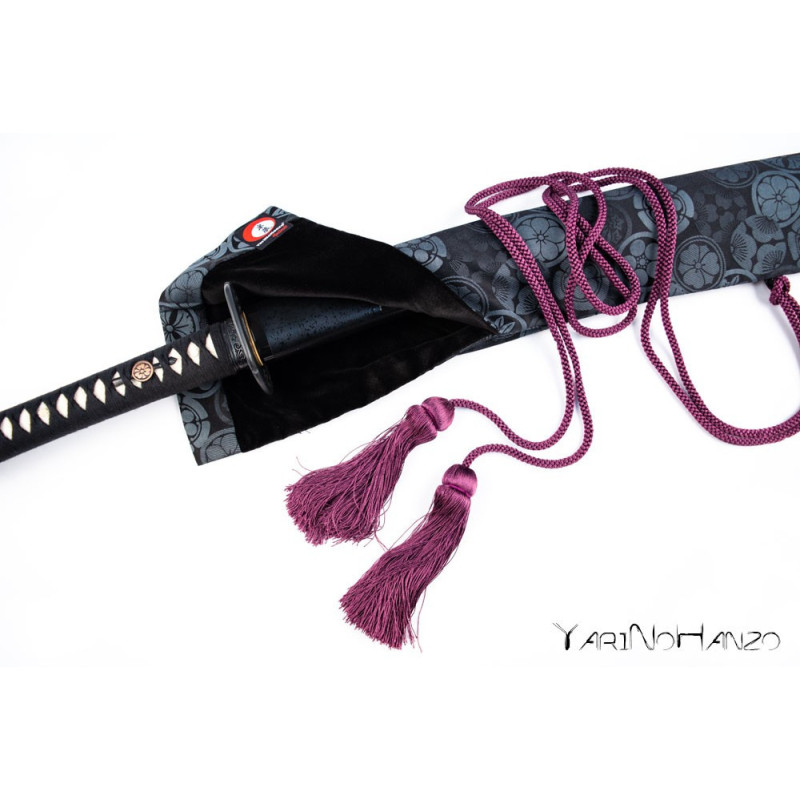Katana Bukuro Kamon (Fondo Oscuro) | Bolsa para Katana e Nihonto