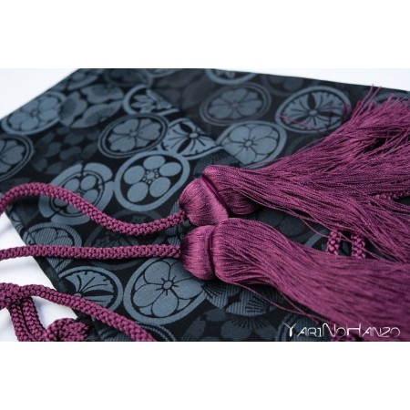 Katana Bukuro Kamon (Fondo Oscuro) | Bolsa para Wakizashi