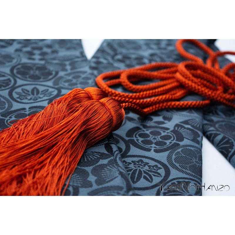 Wakizashi Bukuro Kamon (Fondo Claro) | Bolsa para Wakizashi