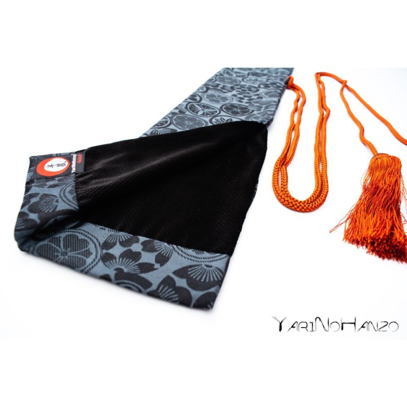 Wakizashi Bukuro Kamon (Fondo Claro) | Bolsa para Wakizashi