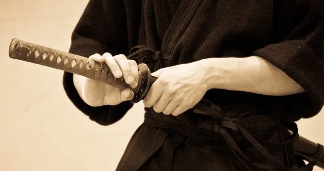 Las piezas del iaido gi